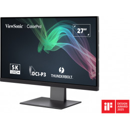 Viewsonic VP2788-5K tietokoneen litteä näyttö 68,6 cm (27") 5120 x 2880 pikseliä 5K Ultra HD LED musta