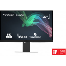 Viewsonic VP2788-5K tietokoneen litteä näyttö 68,6 cm (27") 5120 x 2880 pikseliä 5K Ultra HD LED musta