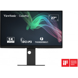 Viewsonic VP2788-5K tietokoneen litteä näyttö 68,6 cm (27") 5120 x 2880 pikseliä 5K Ultra HD LED musta