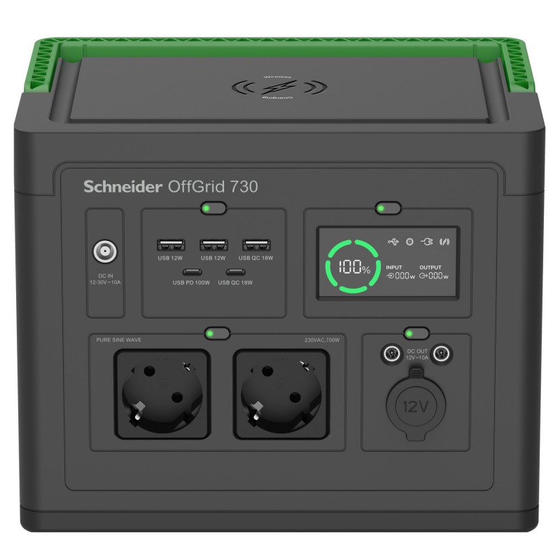 APC PPS730-GR Kannettava virta-asema Litiumioni (Li-Ion) 995 W 6,4 kg