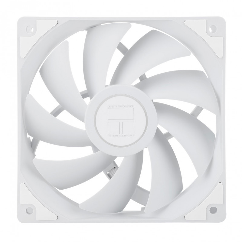 Thermalright TL-C12CW Tietokoneen jäähdytysjärjestelmä Suoritin Tuuletin 12 cm Valkoinen 1 kpl