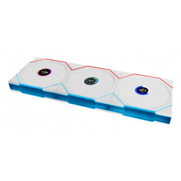 Lian Li Uni Fan TL120 LCD Reverse Blade Wireless Tietokonekotelo Tuuletin 12 cm Valkoinen 1 kpl