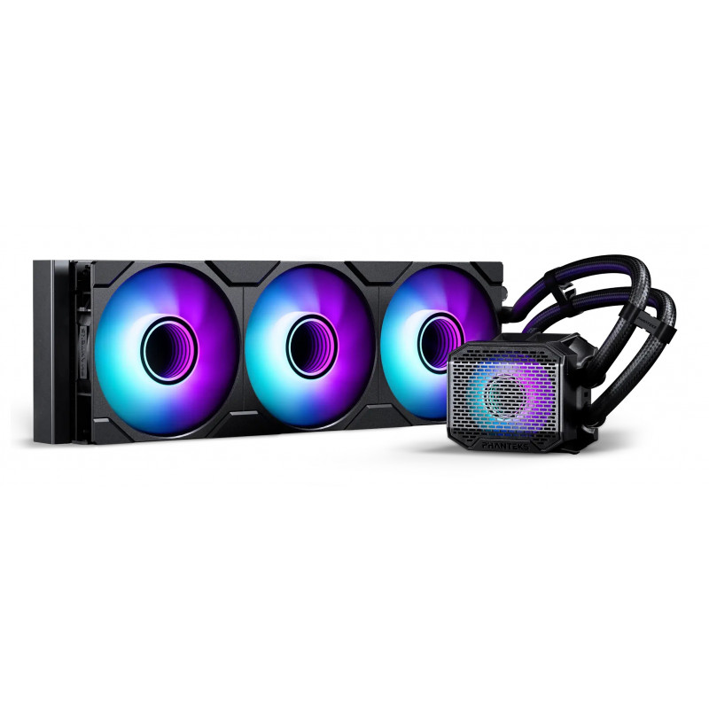 Phanteks Glacier One 360M25G2 Tietokonekotelo Nestejäähdytyspakkaus 12 cm musta 1 kpl