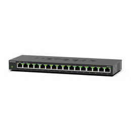 NETGEAR GS316 Hallitsematon L2 Gigabit Ethernet (10 100 1000) musta