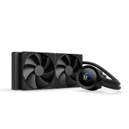NZXT Kraken Plus 240 Suoritin All-in-one-nesteenjäähdytin 12 cm musta