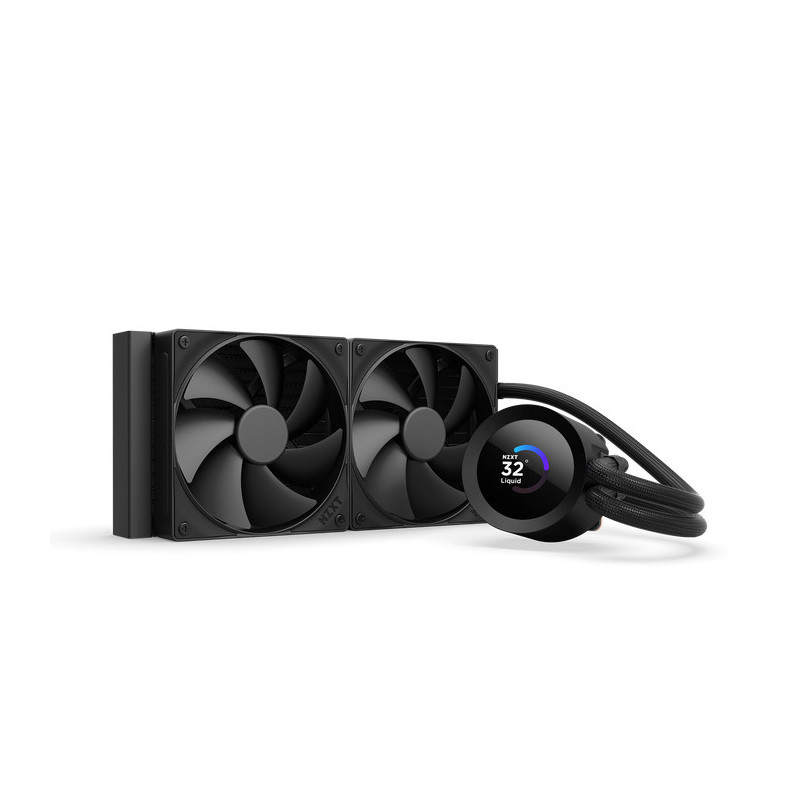 NZXT Kraken Plus 240 Suoritin All-in-one-nesteenjäähdytin 12 cm musta