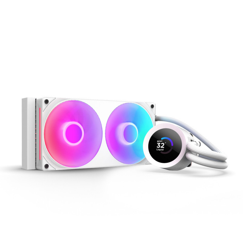 NZXT Kraken Plus RGB 240 Suoritin All-in-one-nesteenjäähdytin 12 cm Valkoinen