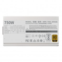 Cooler Master MWE Gold 750 V2 ATX 3.1 White Edition virtalähdeyksikkö 750 W 24-pin ATX Valkoinen
