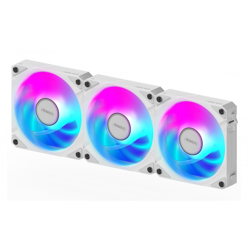 GIGABYTE AORUS EZ CHAIN FAN 120 ICE Emolevy Tuuletin 12 cm Valkoinen 1 kpl