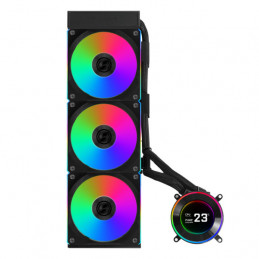 Lian Li GA II Hydroshift II LCD-C 360CL Suoritin All-in-one-nesteenjäähdytin 12 cm musta 1 kpl