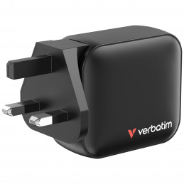 Verbatim GaN Charger 100W Universaali musta AC Pikalataus Sisätila
