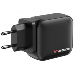 Verbatim GaN Charger 100W Universaali musta AC Pikalataus Sisätila
