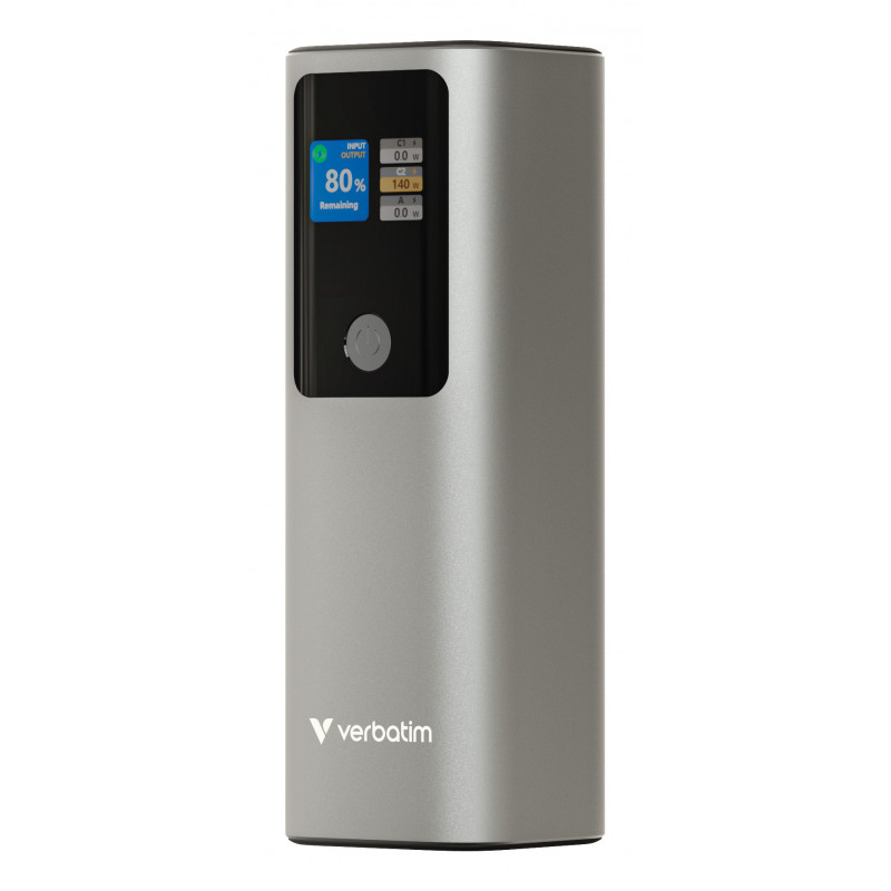 Verbatim 32269 akku- ja paristolaturi Litiumioni (Li-Ion) 27000 mAh Harmaa