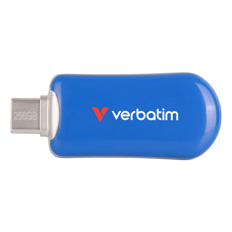 Verbatim 30234 USB-muisti 256 GB USB Type-C 3.2 Gen 1 (3.1 Gen 1) Sininen
