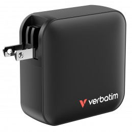 Verbatim Mini GaN Charger 165W Universaali musta AC Pikalataus Sisätila