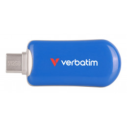 Verbatim 30235 USB-muisti 512 GB USB Type-C 3.2 Gen 1 (3.1 Gen 1) Sininen