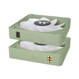Thermaltake CL-F199-PL14MG-A Tietokoneen jäähdytysjärjestelmä Tietokonekotelo Tuuletin 14 cm Vihreä 3 kpl