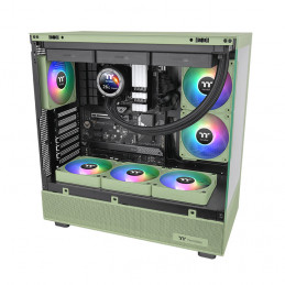 Thermaltake CL-F199-PL14MG-A Tietokoneen jäähdytysjärjestelmä Tietokonekotelo Tuuletin 14 cm Vihreä 3 kpl