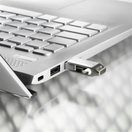 Intenso cMobile Line USB-muisti 128 GB USB Type-A   USB Type-C 3.2 Gen 1 (3.1 Gen 1) Hopea