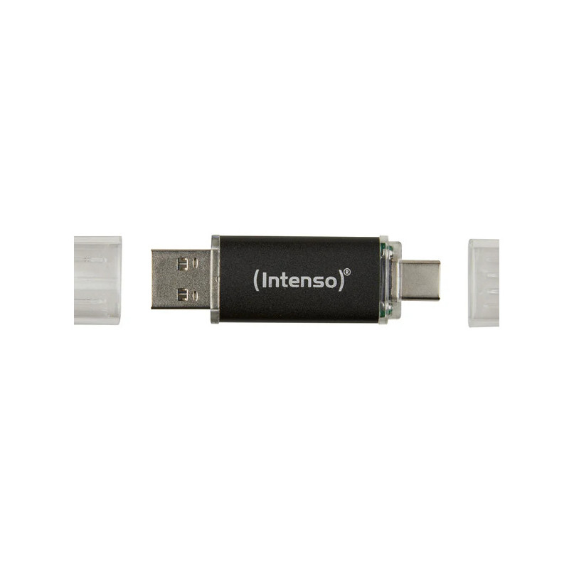 Intenso Twist Line USB-muisti 512 GB USB Type-A   USB Type-C 3.2 Gen 1 (3.1 Gen 1) Antrasiitti