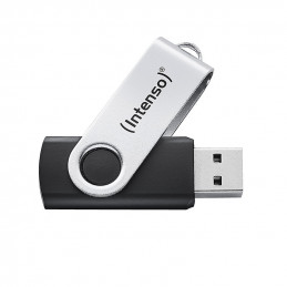 Intenso USB 32GB OFFICE LINE 3.2 Gen1 Silver-Black USB-muisti USB A-tyyppi 3.2 Gen 1 (3.1 Gen 1) musta, Hopea