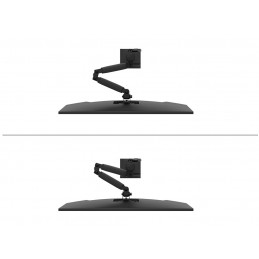 Neomounts DS60-600BL1 monitorin kiinnike ja jalusta 81,3 cm (32") Vastaanotto musta