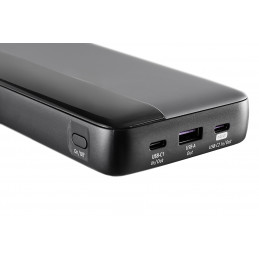 Intenso 7350060 akku- ja paristolaturi Litiumioni (Li-Ion) 25000 mAh musta, Harmaa