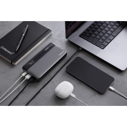 Intenso 7350060 akku- ja paristolaturi Litiumioni (Li-Ion) 25000 mAh musta, Harmaa