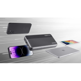 Intenso 7350060 akku- ja paristolaturi Litiumioni (Li-Ion) 25000 mAh musta, Harmaa