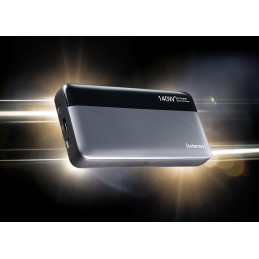Intenso 7350060 akku- ja paristolaturi Litiumioni (Li-Ion) 25000 mAh musta, Harmaa