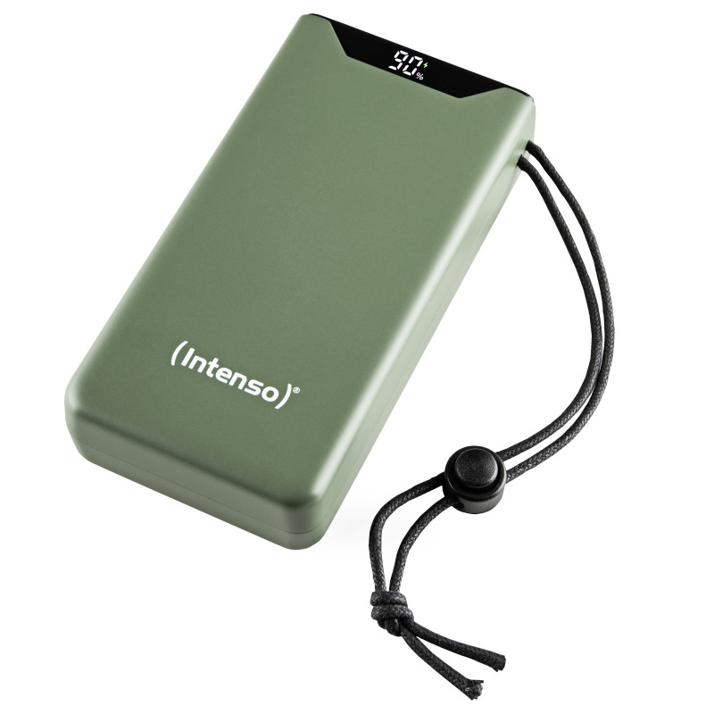 Intenso 7332057 akku- ja paristolaturi Litium polymeeri (LiPo) 20000 mAh Vihreä