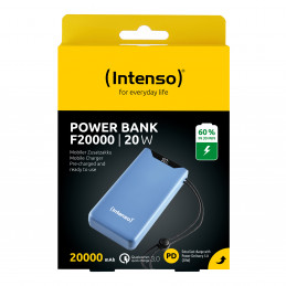 Intenso 7332055 akku- ja paristolaturi Litium polymeeri (LiPo) 20000 mAh Sininen