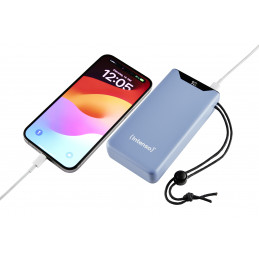 Intenso 7332055 akku- ja paristolaturi Litium polymeeri (LiPo) 20000 mAh Sininen