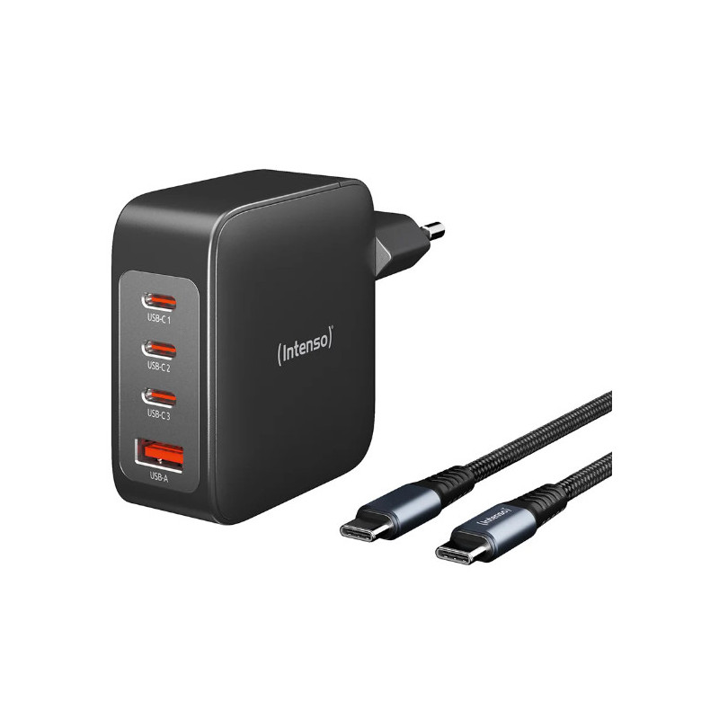 Intenso 7814010 virta-adapteri ja vaihtosuuntaaja Sisätila 140 W musta