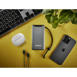 Intenso 7332054 akku- ja paristolaturi Litium polymeeri (LiPo) 20000 mAh Harmaa