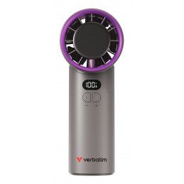 Verbatim Cool 'n' Go Ice Touch Harmaa, Purppura Käsituuletin