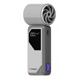 Verbatim Cool 'n' Go AirJet Harmaa, Purppura Käsituuletin