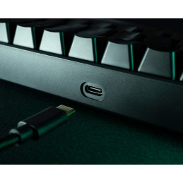 Deltaco Gaming GAM-100-DE näppäimistö Pelaaminen USB + RF Wireless + Bluetooth QWERTZ Saksa musta