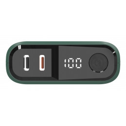 RealPower PB-10000C PD+ 10000 mAh Tummanvihreä