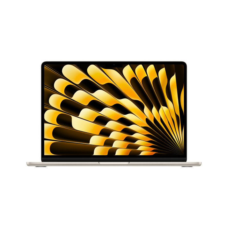 Apple MacBook Air Apple M M3 Kannettava tietokone 34,5 cm (13.6") 16 GB 512 GB SSD Wi-Fi 6E (802.11ax) macOS Sonoma Beige