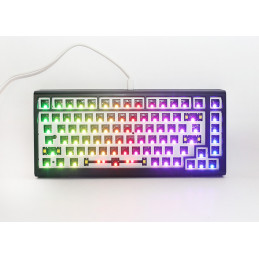 Ducky Tinker 75 näppäimistö Pelaaminen USB Pohjoismainen musta