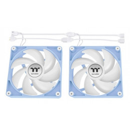Thermaltake CL-F203-PL14BU-A Tietokoneen jäähdytysjärjestelmä Tietokonekotelo Ilmanjäähdytin 14 cm Sininen 2 kpl