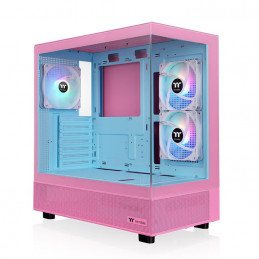 Thermaltake View 270 Plus TG Midi Tower Vaaleanpunainen