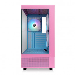 Thermaltake View 270 Plus TG Midi Tower Vaaleanpunainen