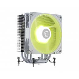 MSI MAG COREFROZR AA13 WHITE Tietokoneen jäähdytysjärjestelmä Suoritin Hybridijäähdytin 12 cm Valkoinen 1 kpl