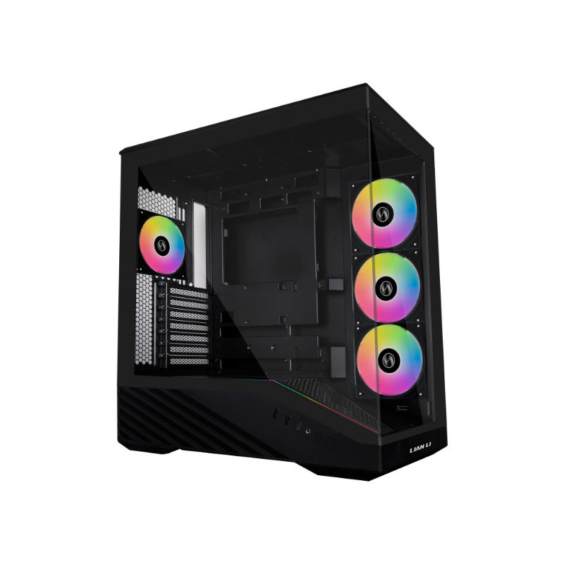 Lian Li Vector V100 Midi Tower musta, Läpinäkyvä