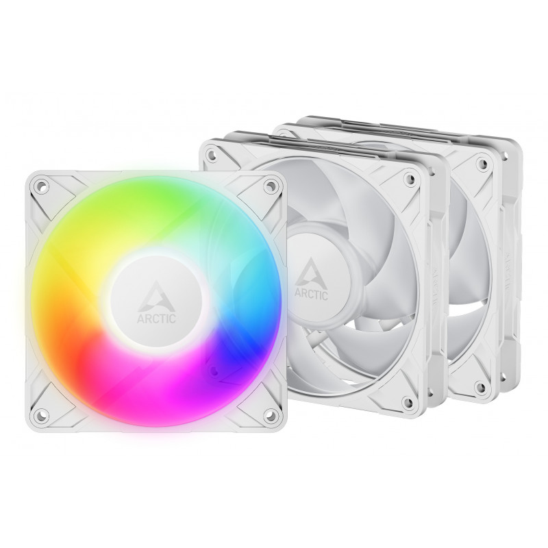 ARCTIC Freezer P12 Pro A-RGB (White) - 3 Pack Tietokonekotelo Tuuletin 12 cm Valkoinen 3 kpl