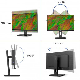 Philips 3000 series 32B1U3900 00 tietokoneen litteä näyttö 80 cm (31.5") 3840 x 2160 pikseliä 4K Ultra HD LCD musta