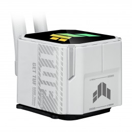 ASUS TUF Gaming LC III 360 ARGB White Edition Tietokonekotelo All-in-one-nesteenjäähdytin 12 cm Valkoinen