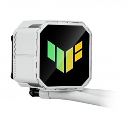 ASUS TUF Gaming LC III 360 ARGB White Edition Tietokonekotelo All-in-one-nesteenjäähdytin 12 cm Valkoinen